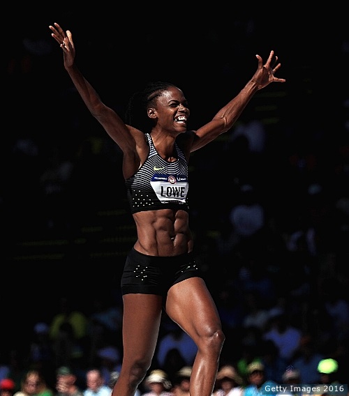 Chaunte Lowe, Track and Field