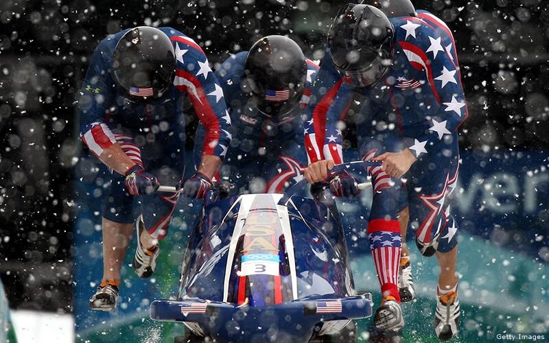 Chris Fogt competes with his team at the Olympic Winter Games Vancouver 2010.