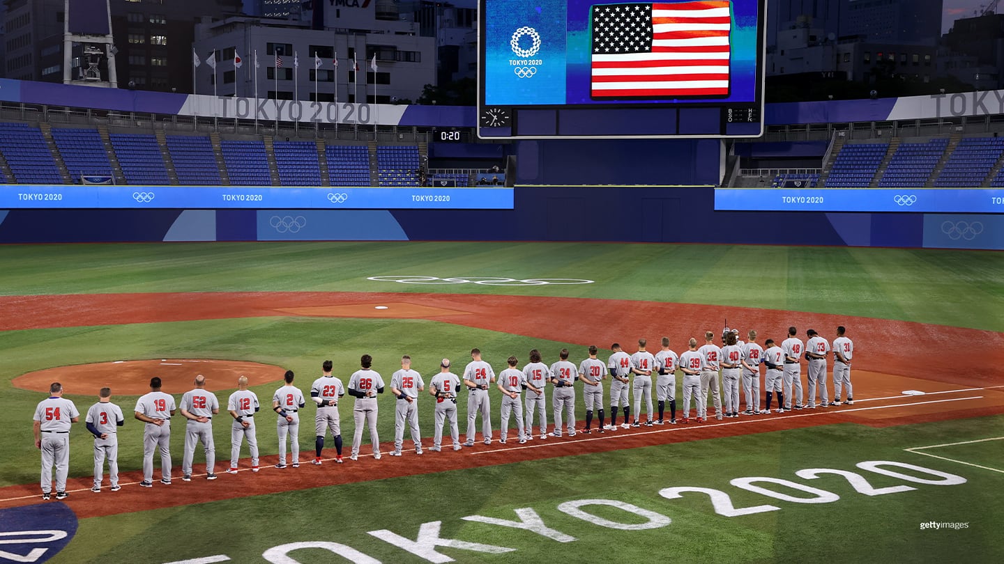 U.S. Baseball Team at the Olympic Games Tokyo 2020.