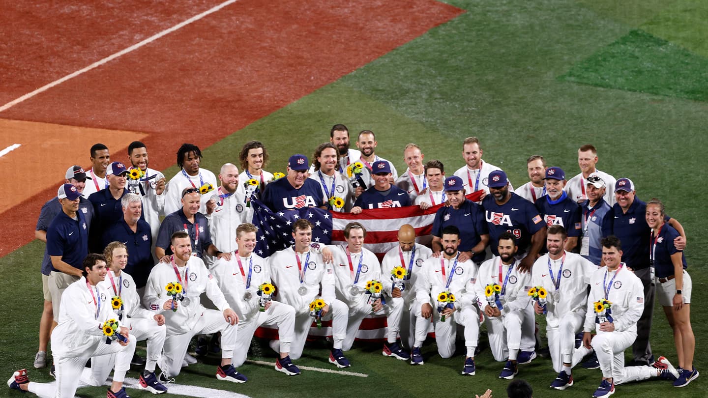 Team USA wins silver medal at the Olympic Games Tokyo 2020.