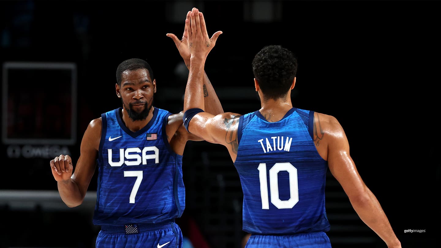 Kevin Durant and Jayson Tatum