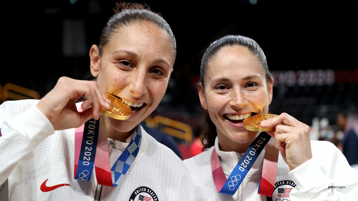 Diana Taurasi and Sue Bird