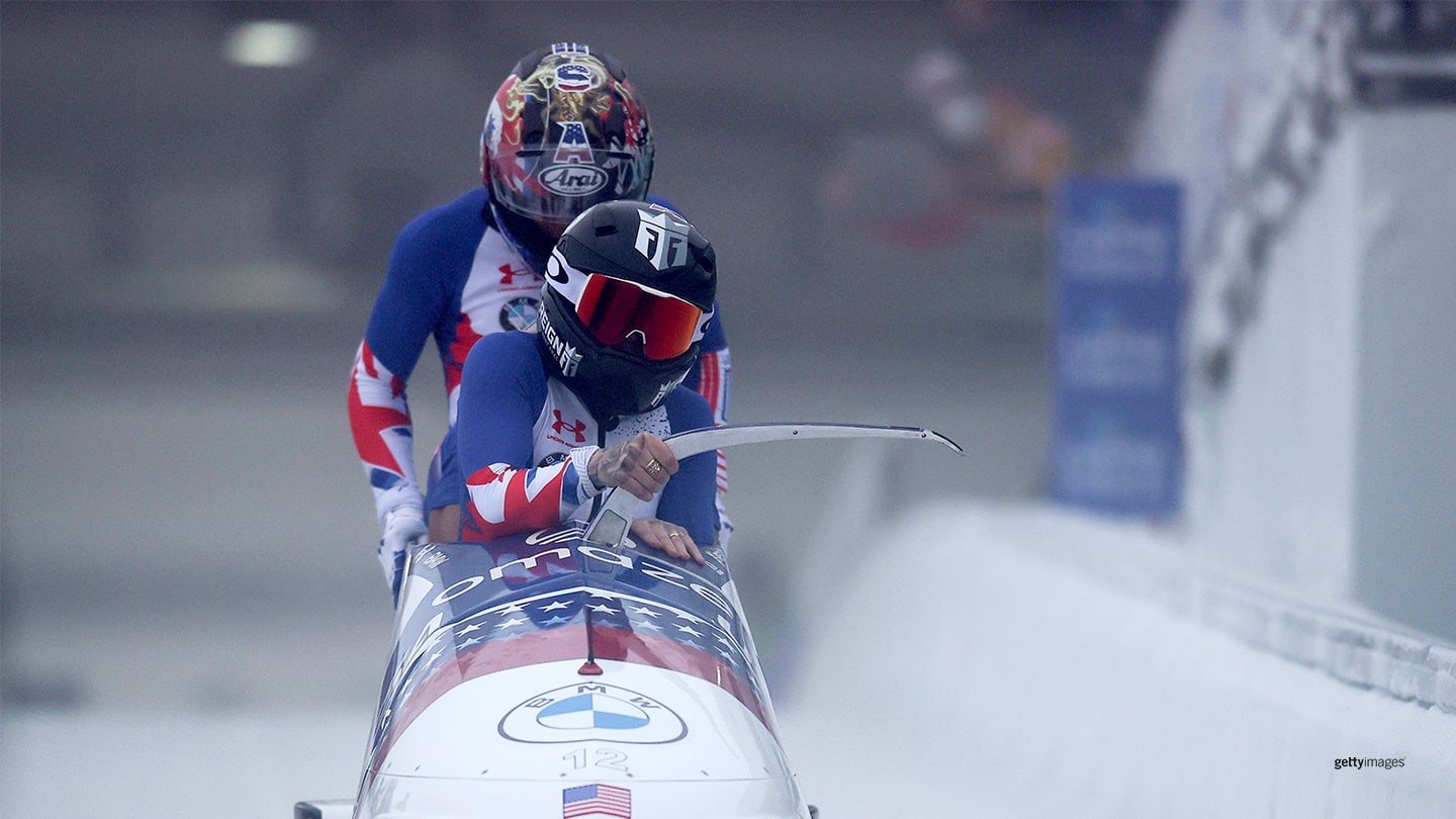 Sylvia Hoffman and Kaillie Humphries