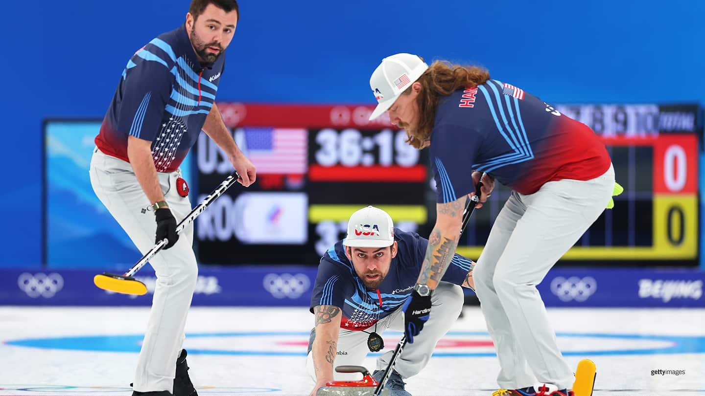 Team Shuster members John Landsteiner, Chris Plys and Matt Hamilton