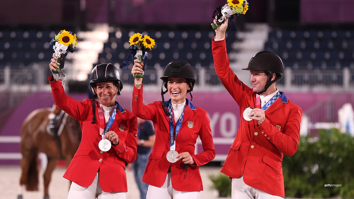 Laura Kraut, Jessica Springsteen, McLain Ward