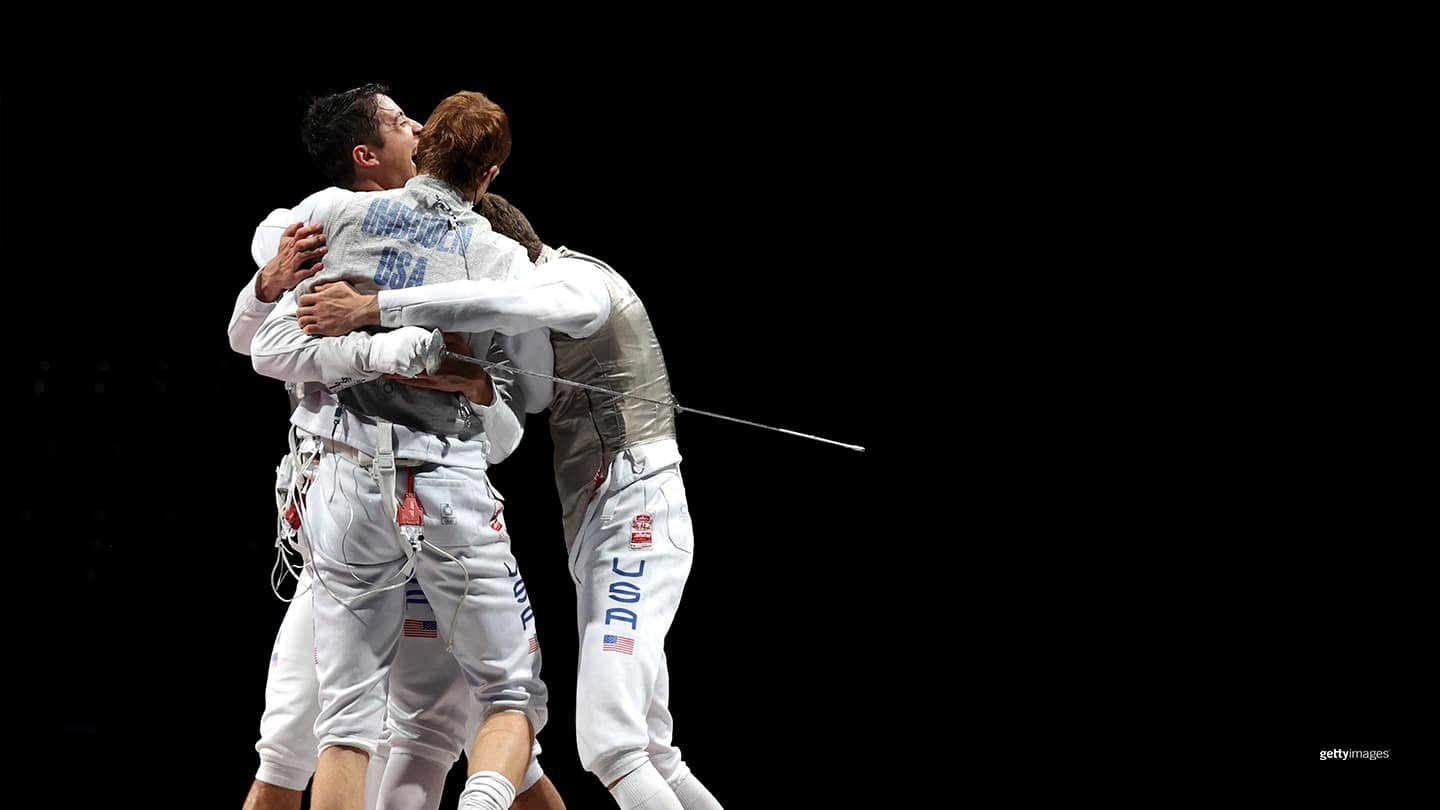 U.S. men's foil fencing team