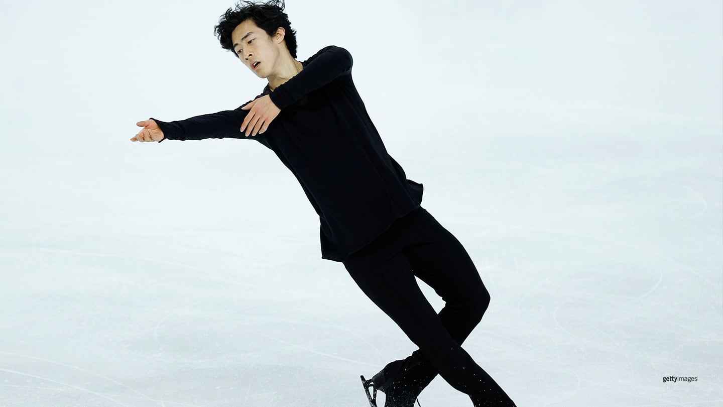 Nathan Chen competes in the men's free skate program during the U.S. Figure Skating Championships at the Orleans Arena on Jan. 17, 2021 in Las Vegas, Nevada.