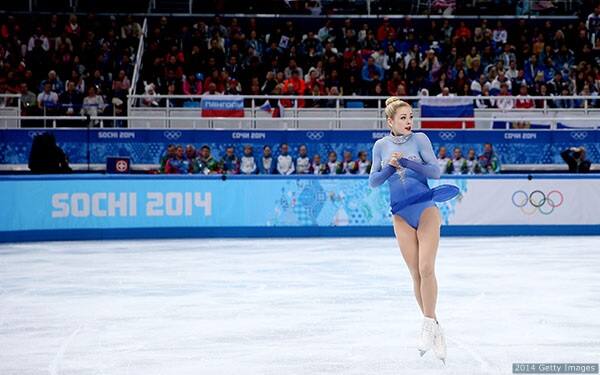 Gracie Gold competes in Sochi