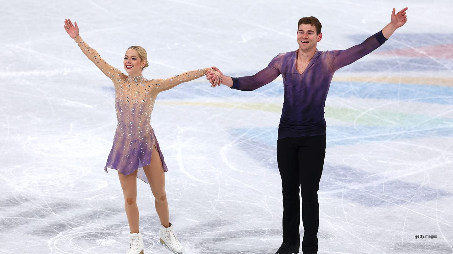 Alexa Knierim and Brandon Frazier