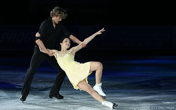 Meryl Davis and Charlie White at Skate America