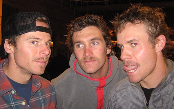 Andy Newell, Sylvan Ellefson, Simi Hamilton, during Movember