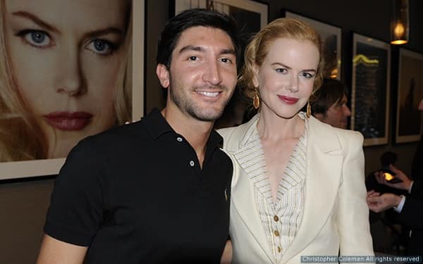 Nicole Kidman and Evan Lysacek at Golden Globes