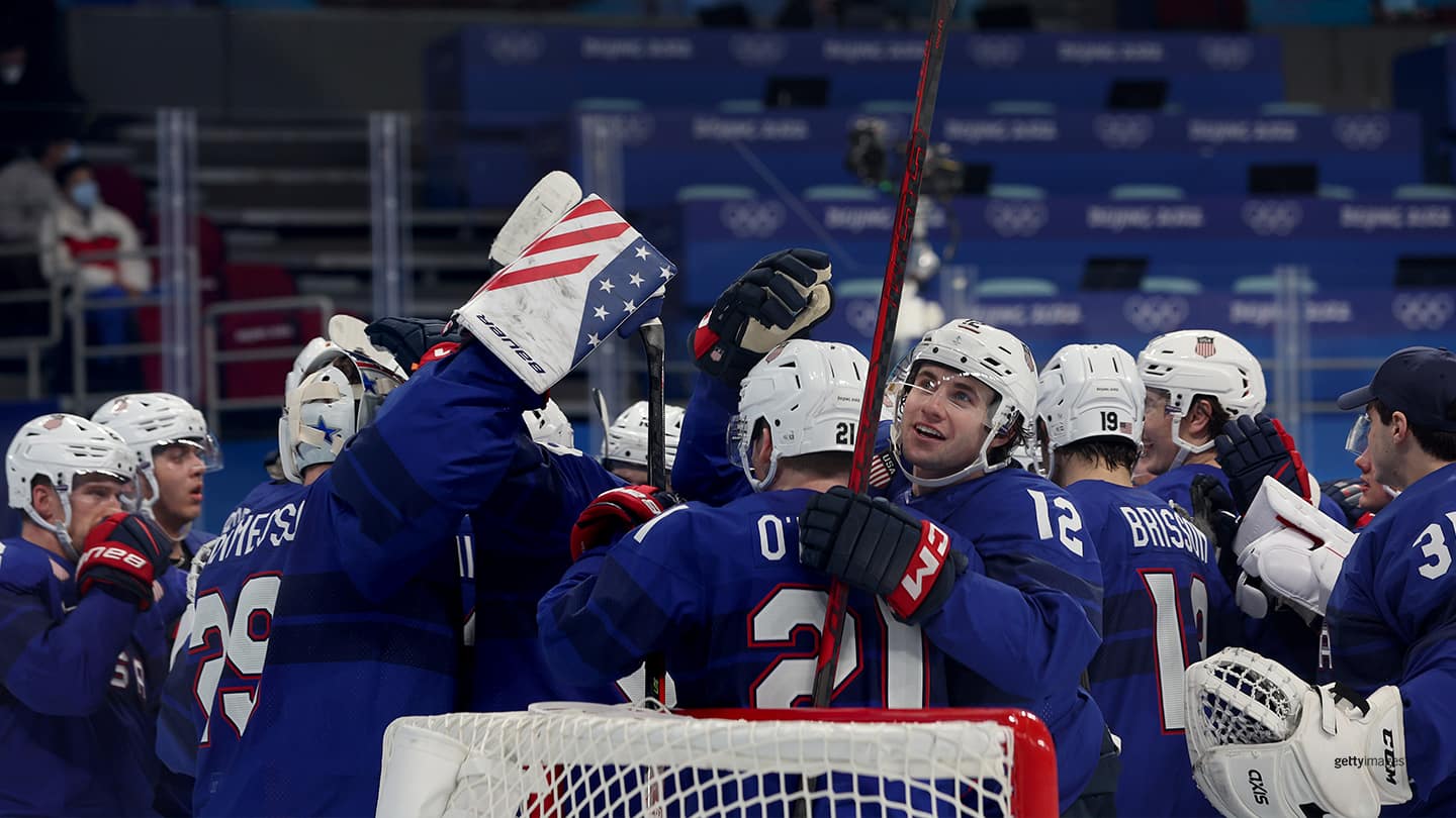 2022 U.S. Olympic Men's Hockey Team