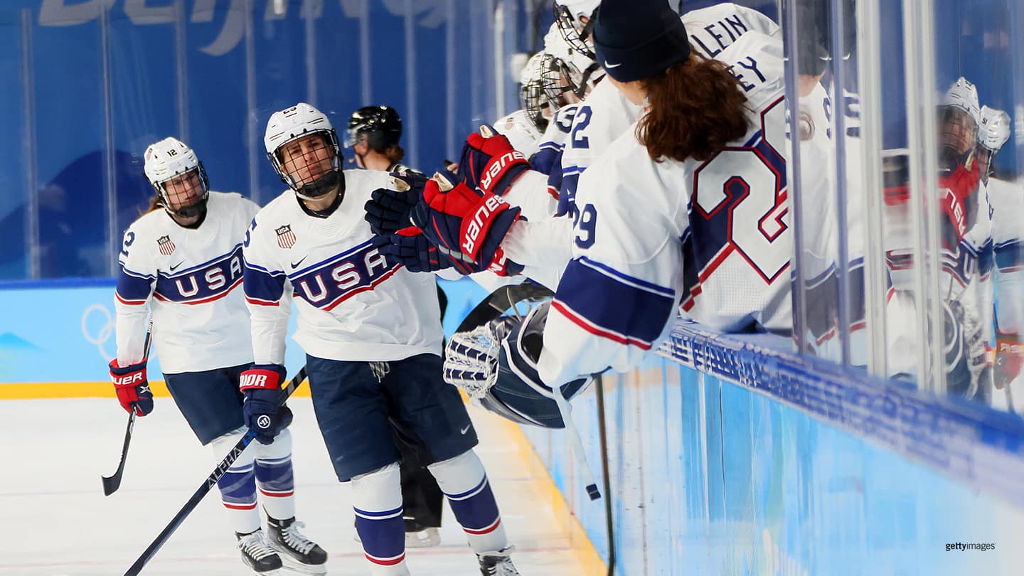 2022 U.S. Women's Olympic Hockey Team