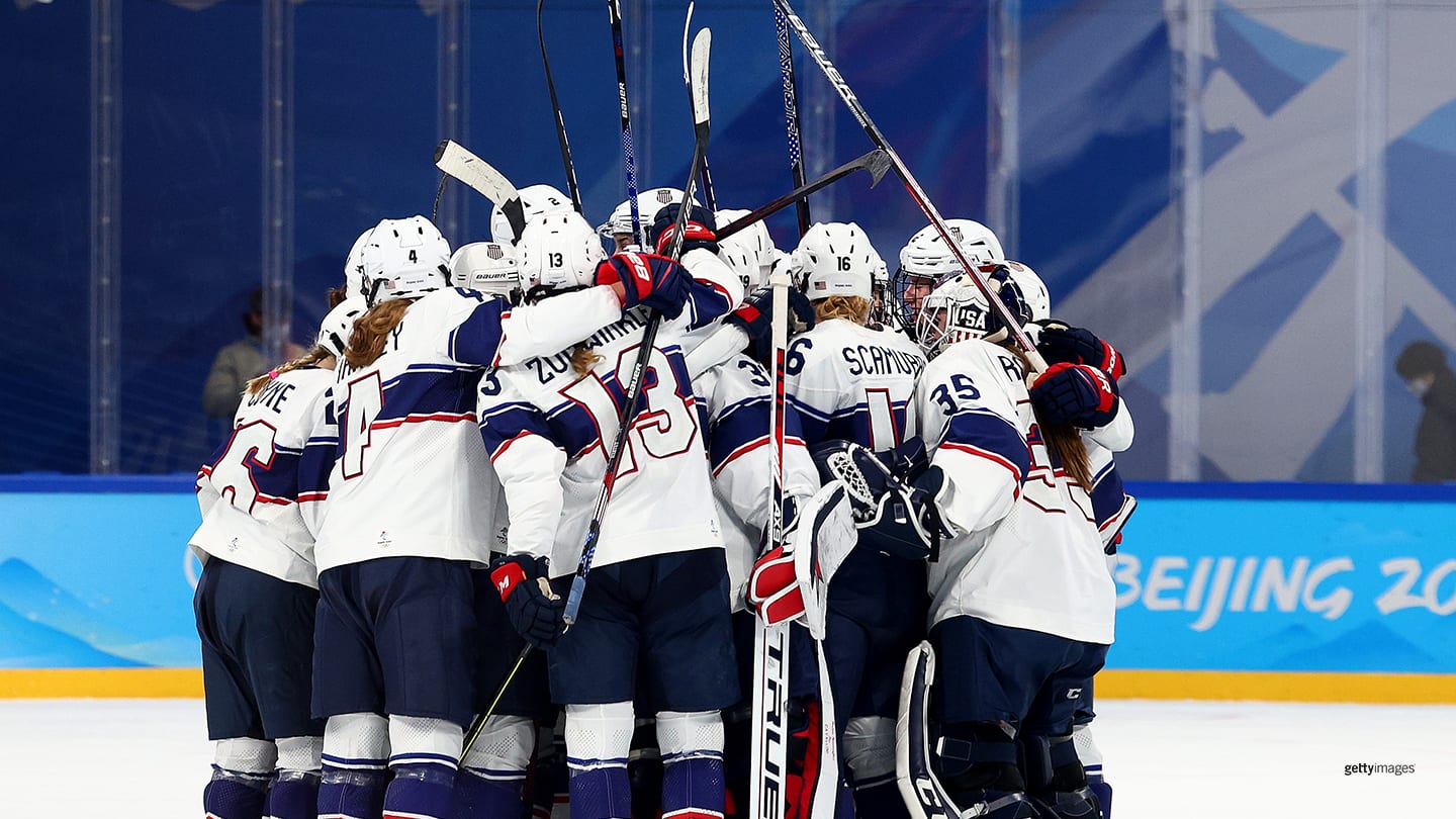 2022 U.S. Women's Olympic Hockey Team