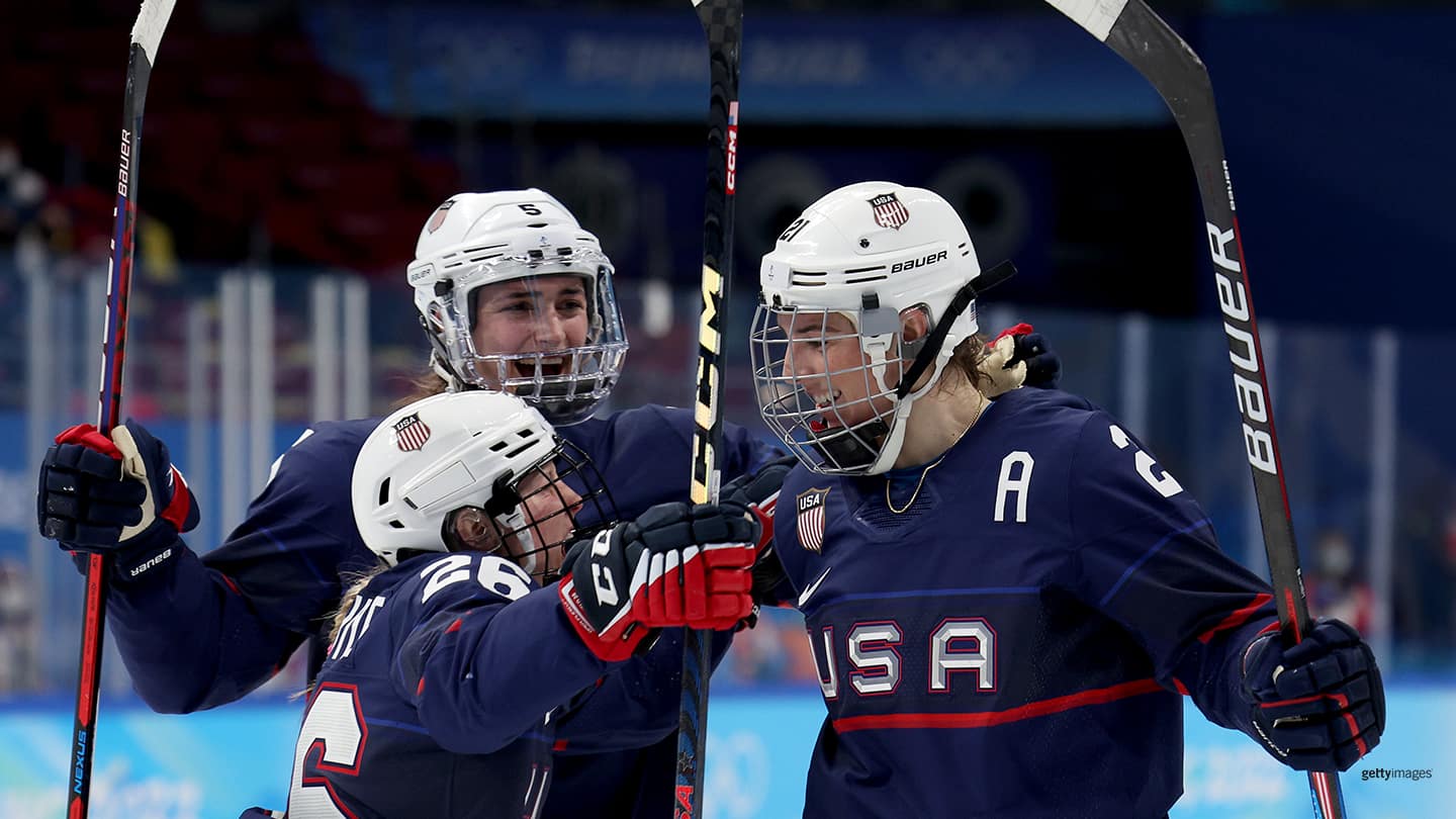 2022 U.S. Women's Olympic Hockey Team
