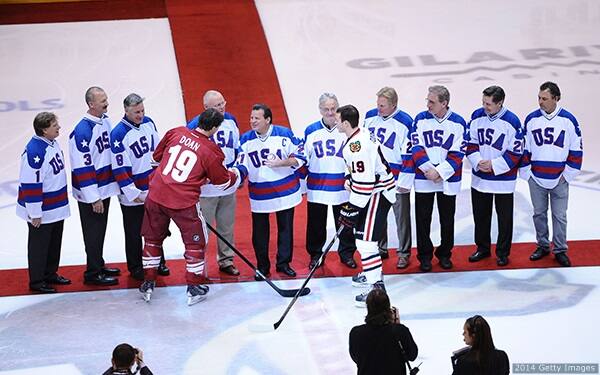 Miracle on Ice team send of Olympians in Phoenix