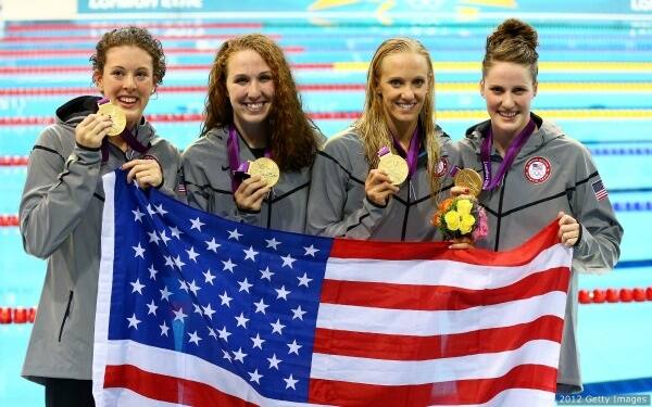 Schmitt, Vollmer, Veerland, Franklin 4x200M Freestyle