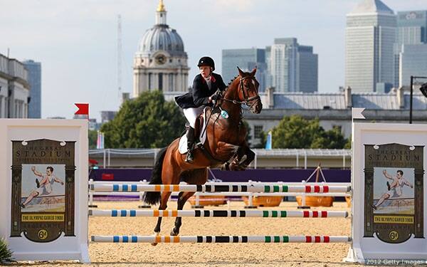 Margaux Isaksen competes in London