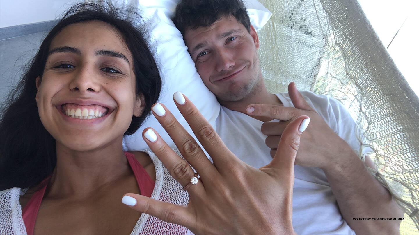 Verónica Quezada and Andrew Kurka