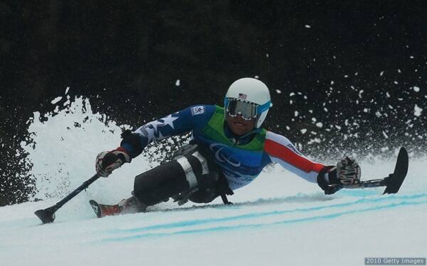 Tyler Walker skis in Vancouver