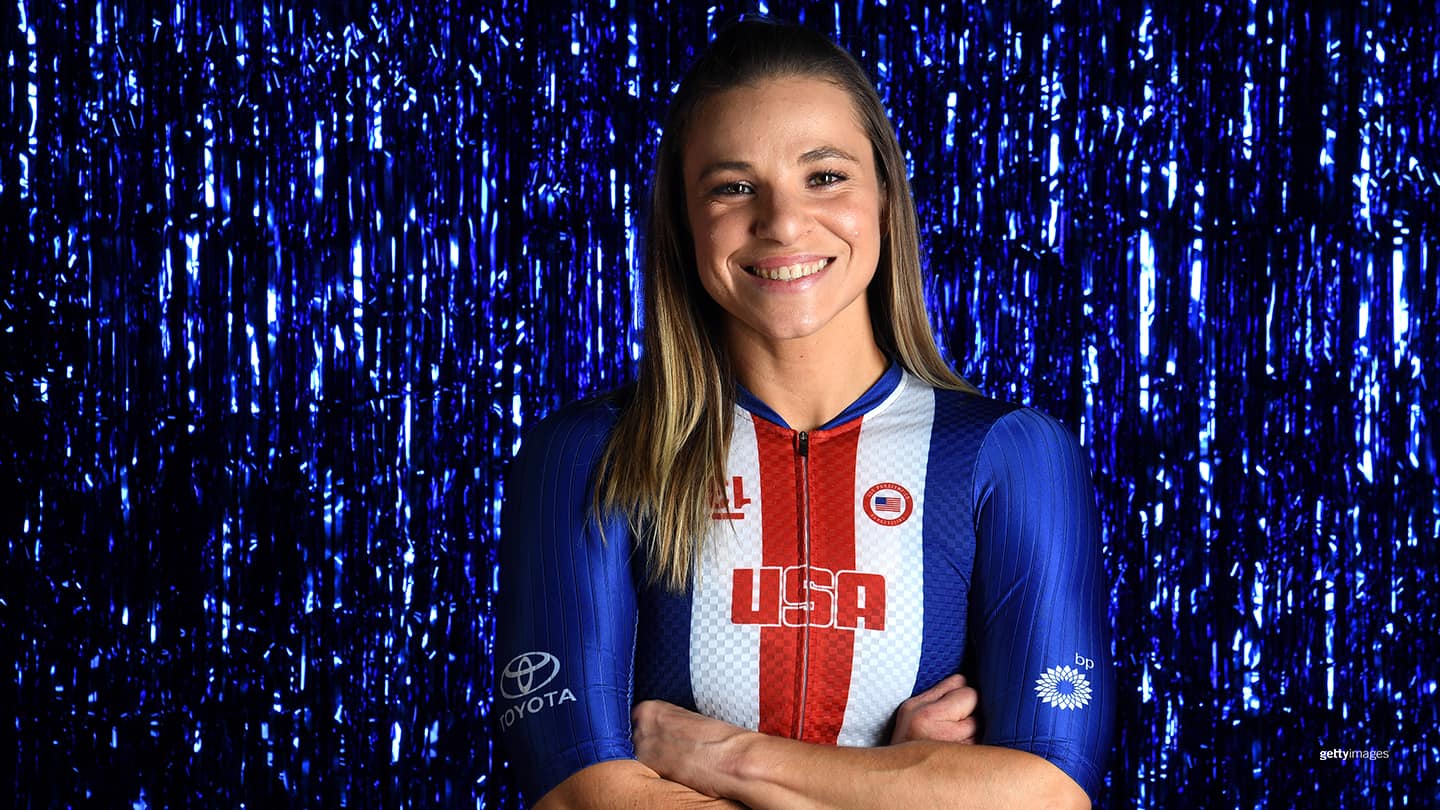 Para cyclist Oksana Masters poses for a portrait during the Team USA Tokyo 2020 Olympics shoot on November 20, 2019 in West Hollywood, California.