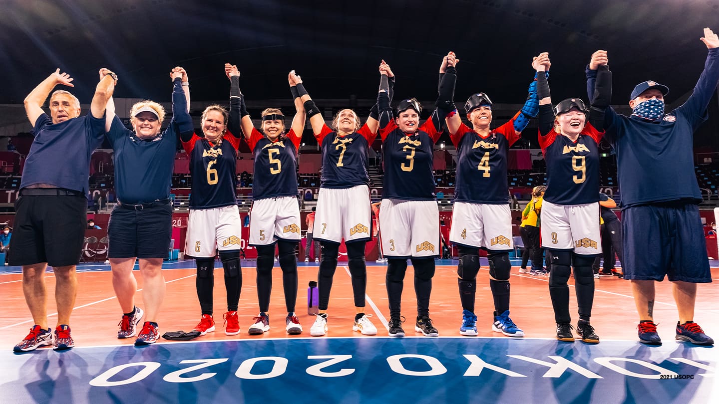 U.S. Women's Goalball team