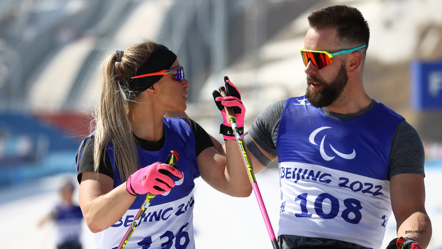 Oksana Masters and Aaron Pike 