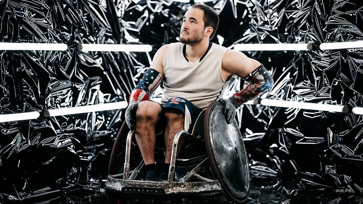 Chuck Aoki poses for a portrait during the Team USA Tokyo 2020 Olympics shoot on Nov. 19, 2019 in West Hollywood, Calif.