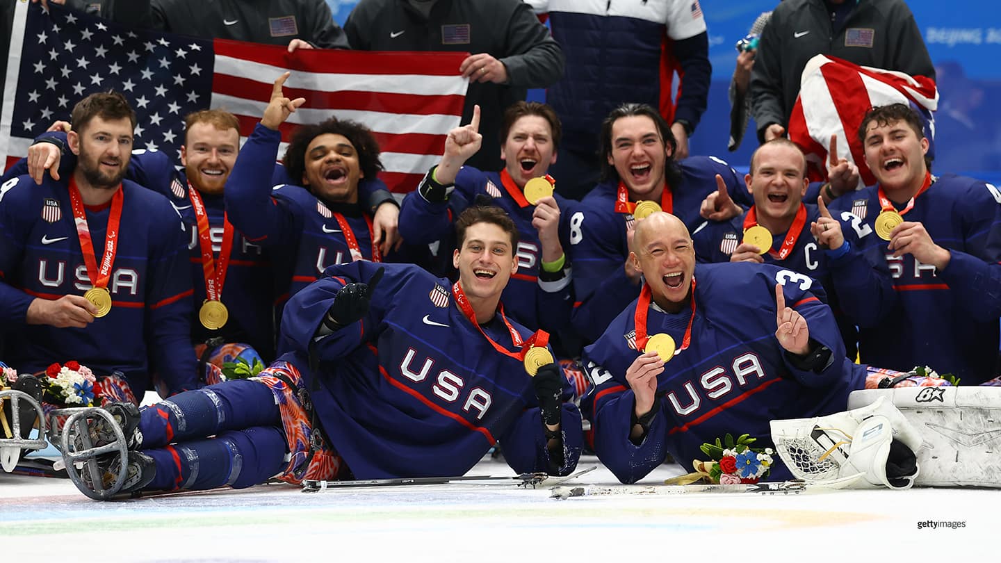 Team USA 2022 Paralympic Sled Hockey Team