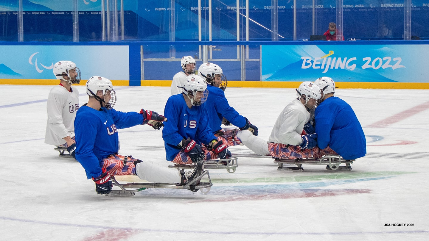 Team USA 2022 Paralympic Sled Hockey Team Members
