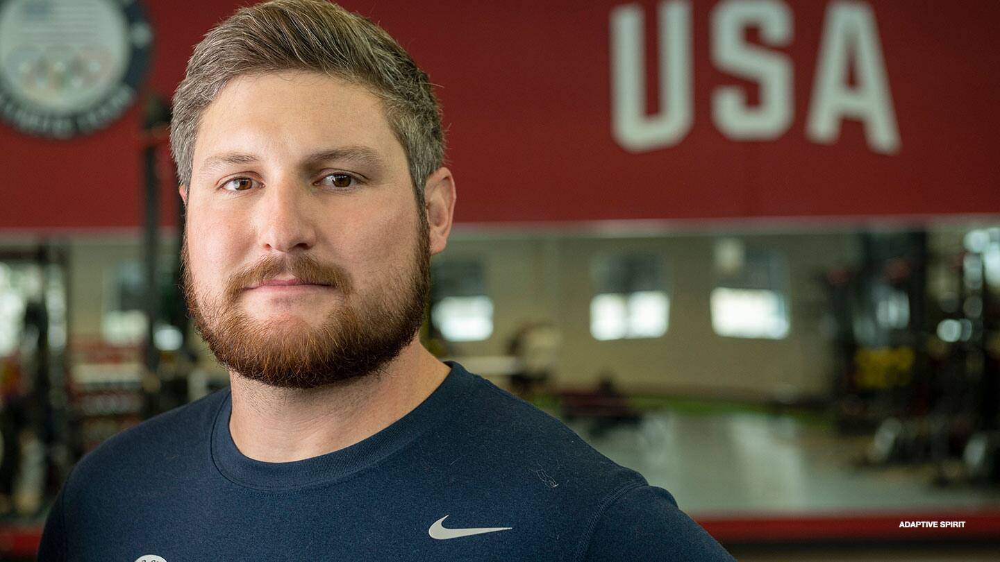 Joe Pleban headshot inside the training facility. 