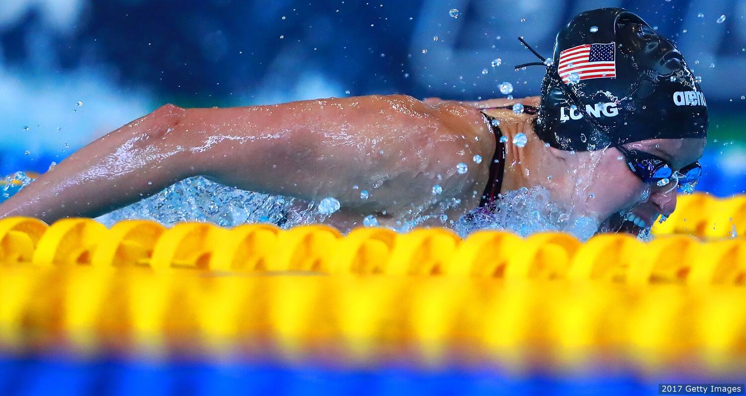 Jessica Long competes at 2017 World Championships. 