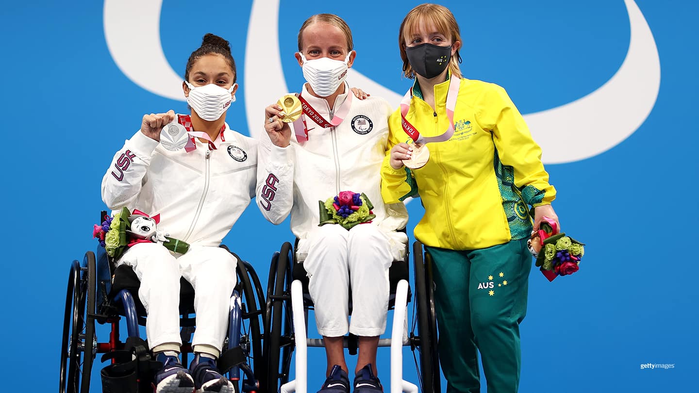 Ahalya Lettenberger and Mallory Weggemann