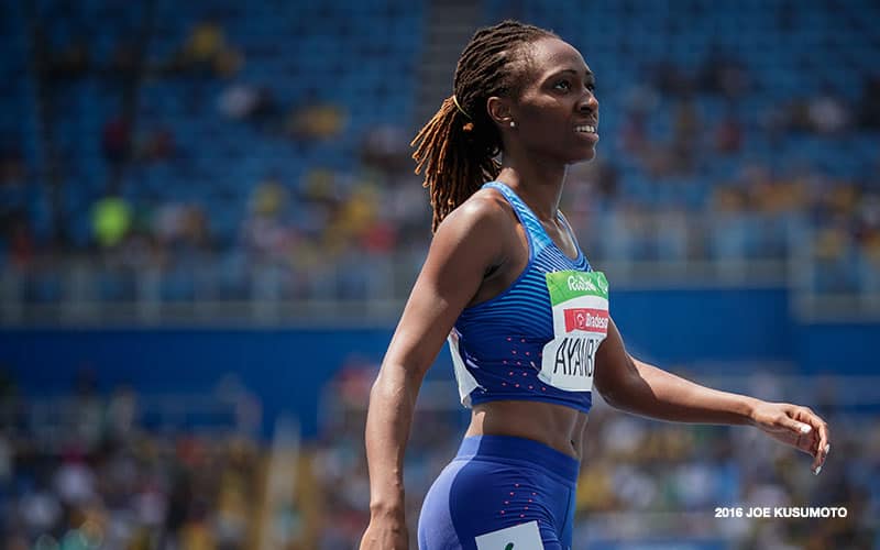 Femita Ayanbeku looks on after competing at the Paralympic Games Rio 2016 on Sept. 17, 2016 in Rio de Janeiro.