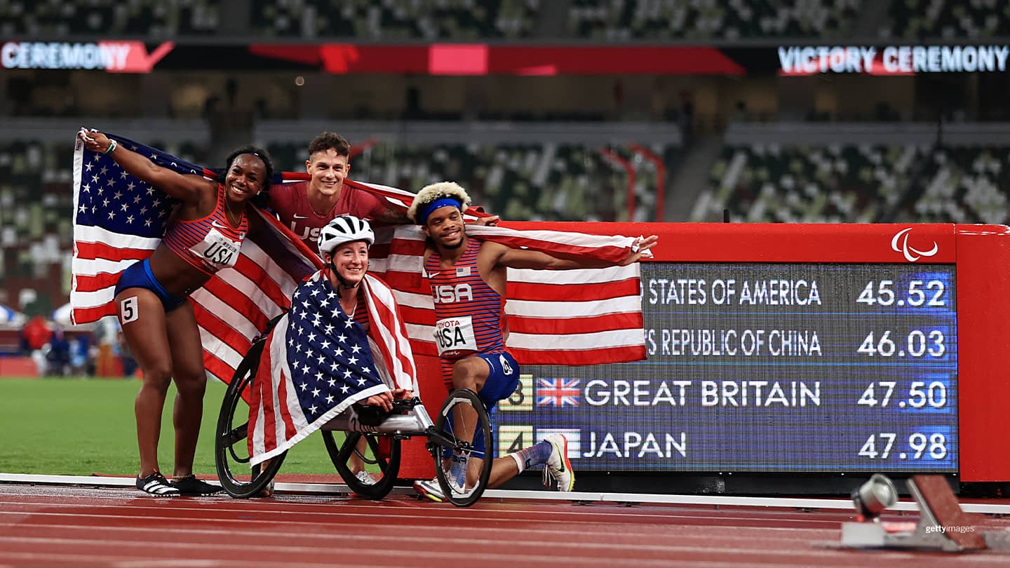 Brittni Mason, Nick Mayhugh, Noah Malone, Tatyana McFadden