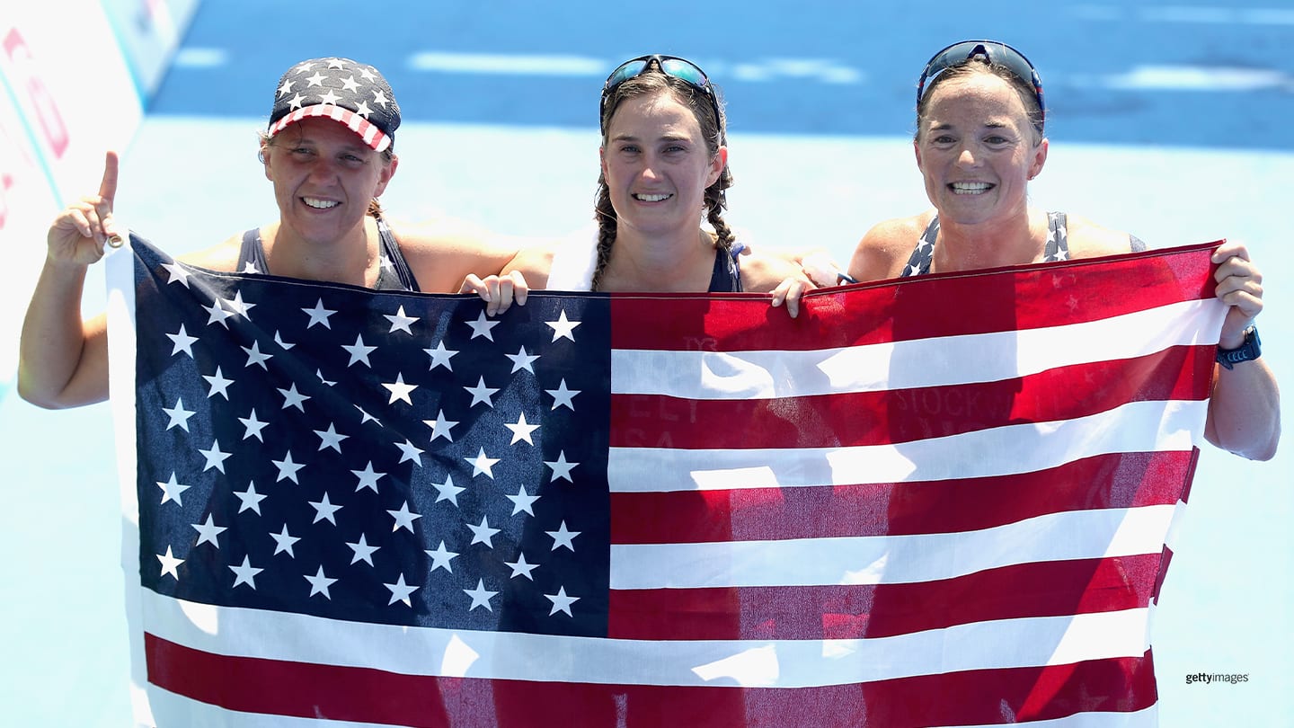 Hailey Danisewicz, Allysa Seely and Melissa Stockwell