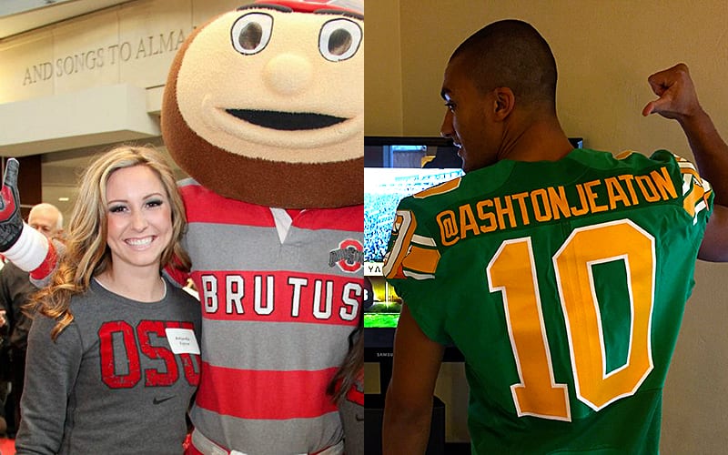 Amanda Furrer and Ashton Eaton