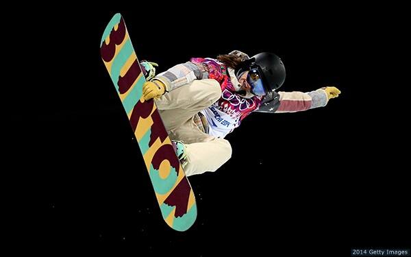 Kelly Clark competes in Sochi