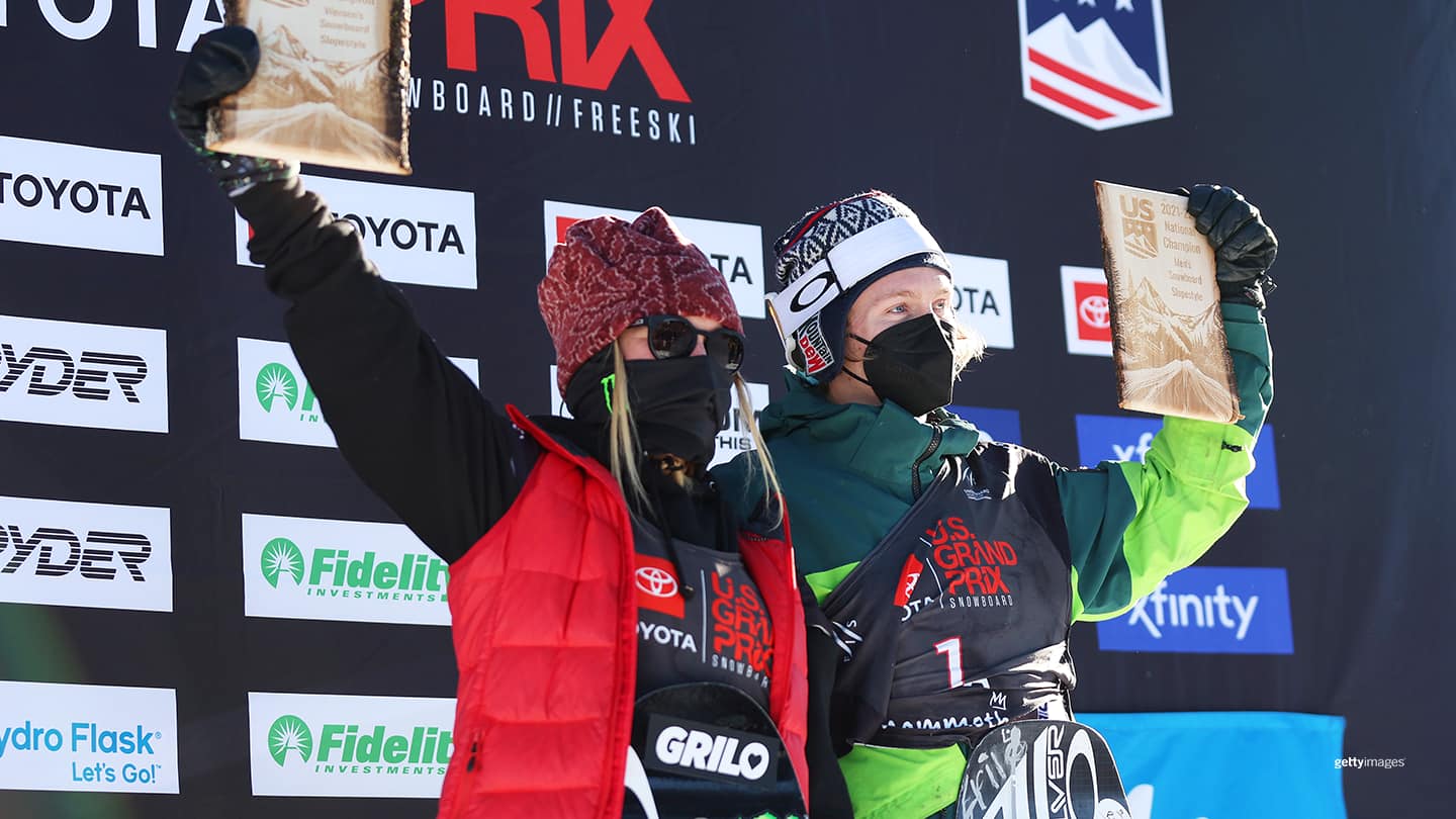 Jamie Anderson and Red Gerard