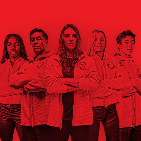 Team USA Athletes Landing Photos