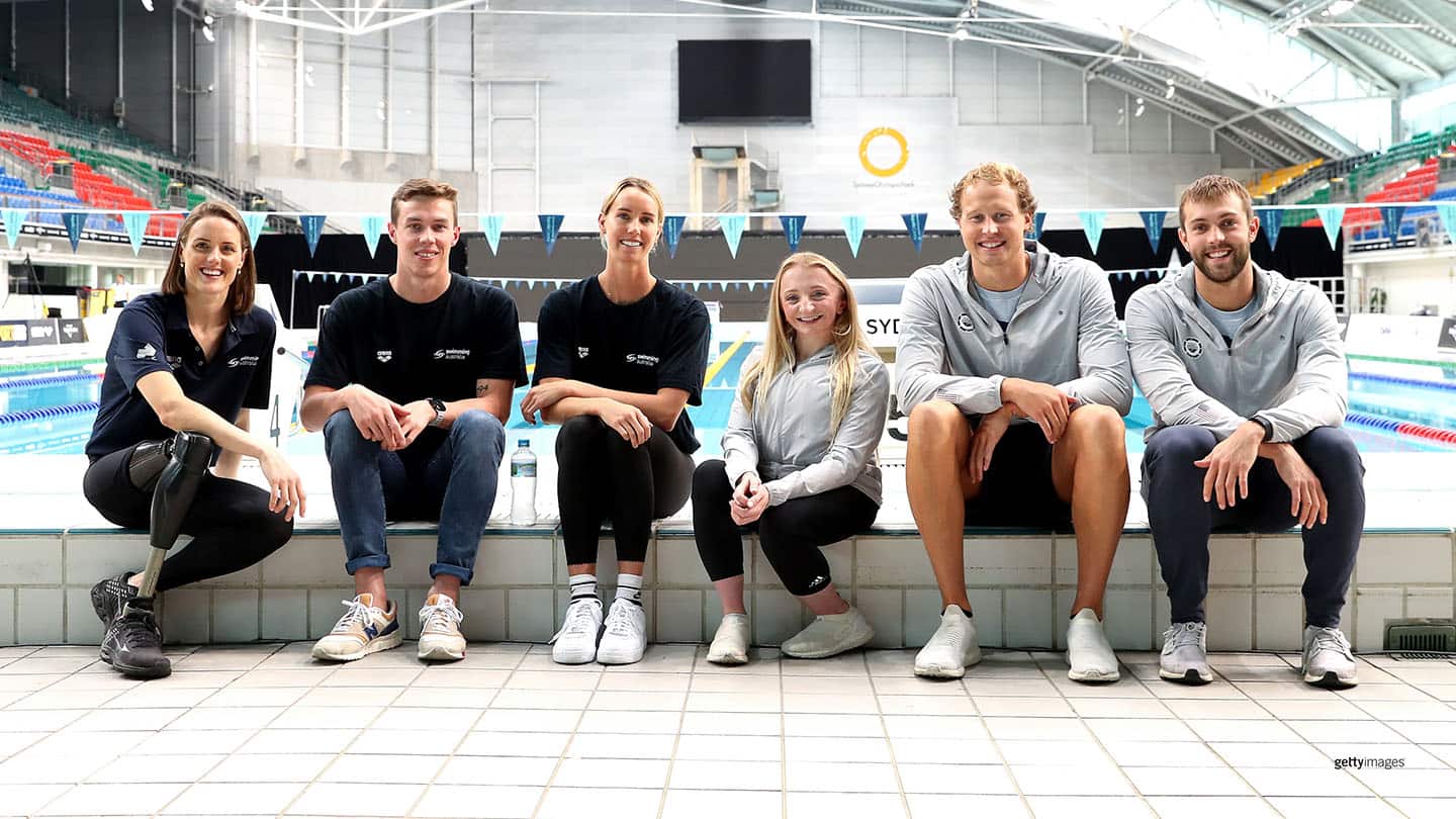 Members of Team USA & Team Australia 