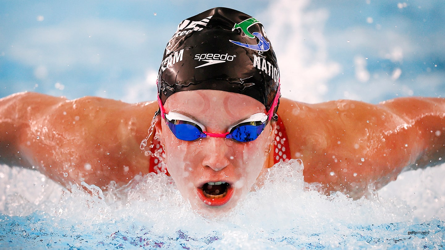 Regan Smith competes in the Women's 200 Meter Butterfly Final on Day Three of the TYR Pro Swim Series at San Antonio on Jan. 16, 2021 in San Antonio, Texas. 
