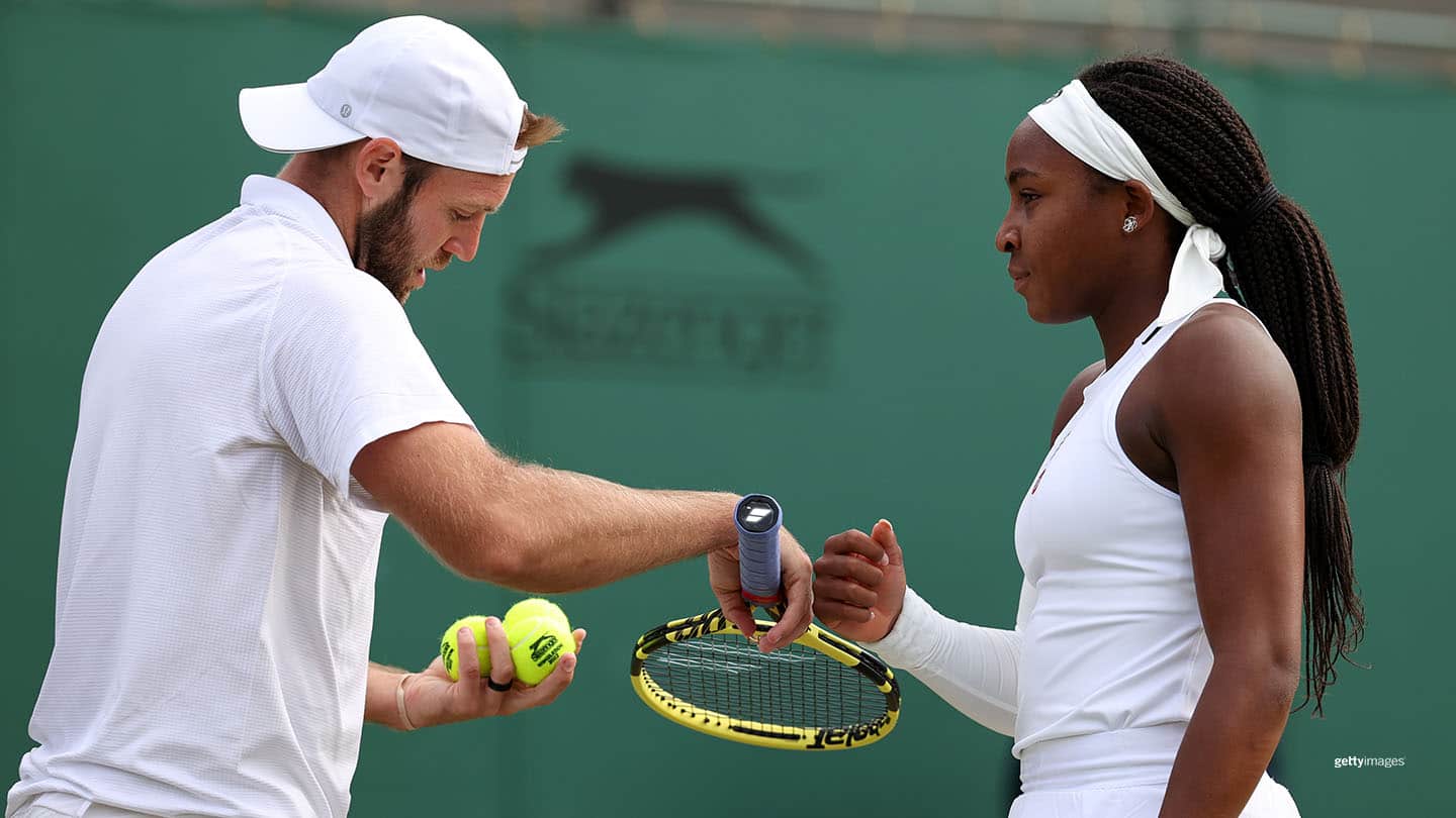 Coco Gauff and Jack Sock 