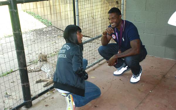 Carmelita Jeter, Justin Gatlin