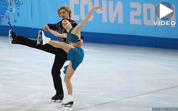 Meryl Davis and Charlie White compete in Sochi VIDEO