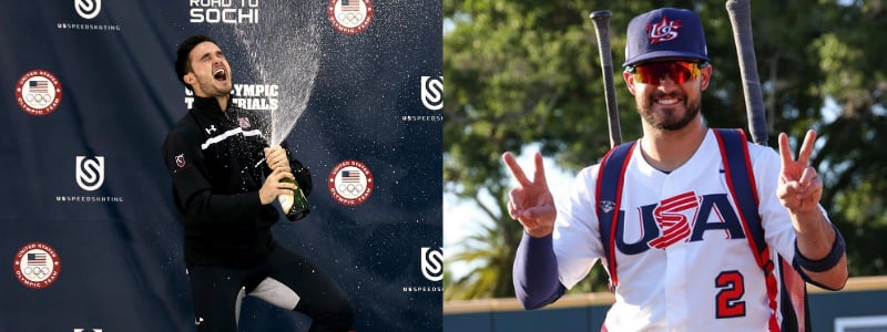 Eddy Alvarez short track speed skating team usa baseball