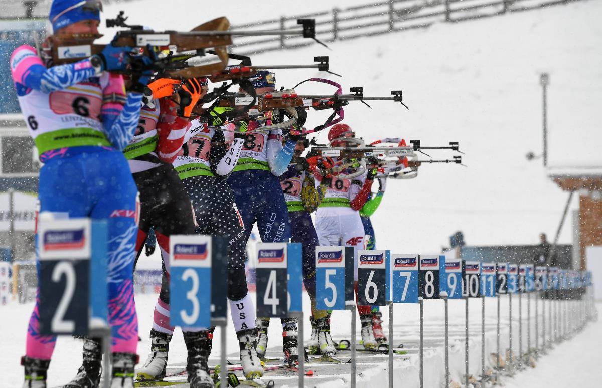 Chloe Levins on the range shooting photo by Jeff Leopold