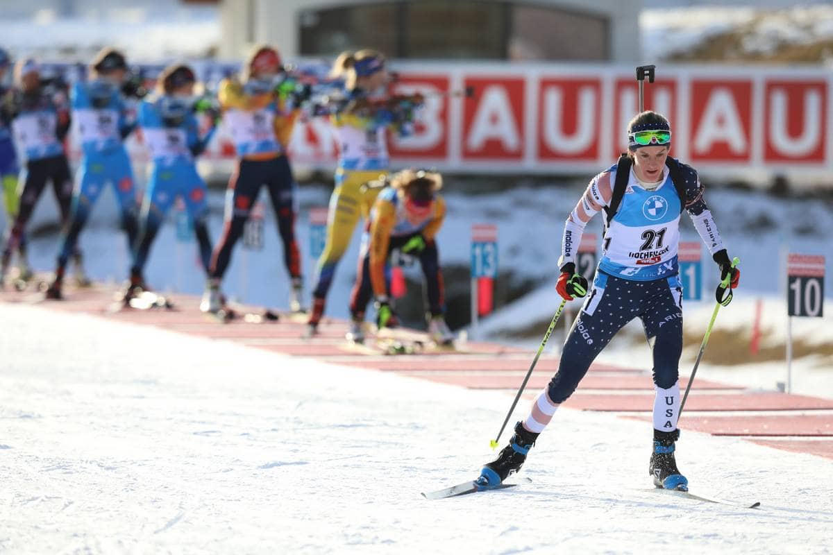 20.12.2020, Hochfilzen, Austria (AUT): Clare Egan (USA) -  IBU World Cup Biathlon, mass women, Hochfilzen (AUT)© NordicFocus