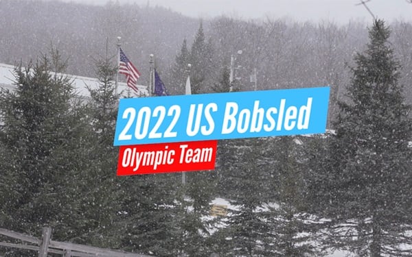 2022 Olympic Bobsled Team graphic